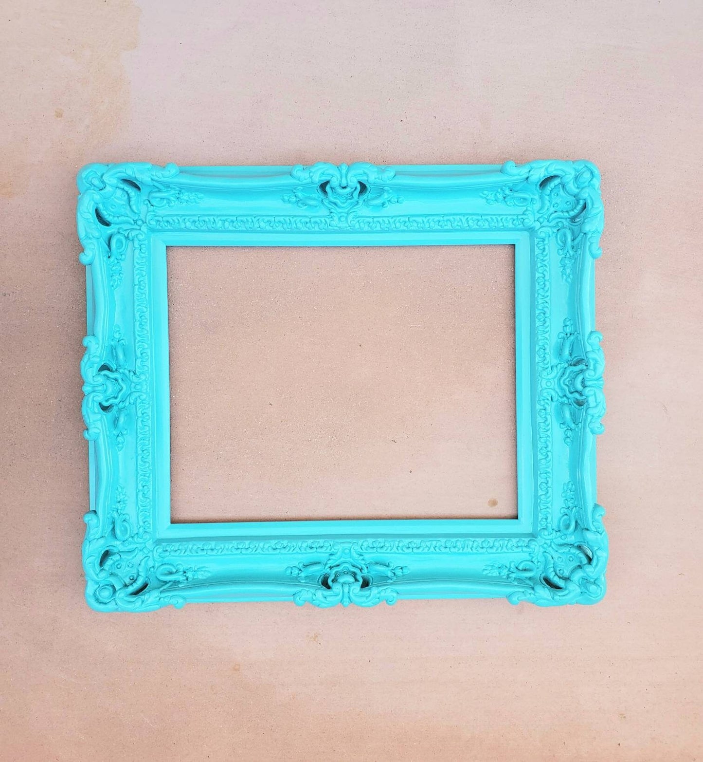 16x20 Turquoise Frame, Classic Frame, Traditional Frame, Modern