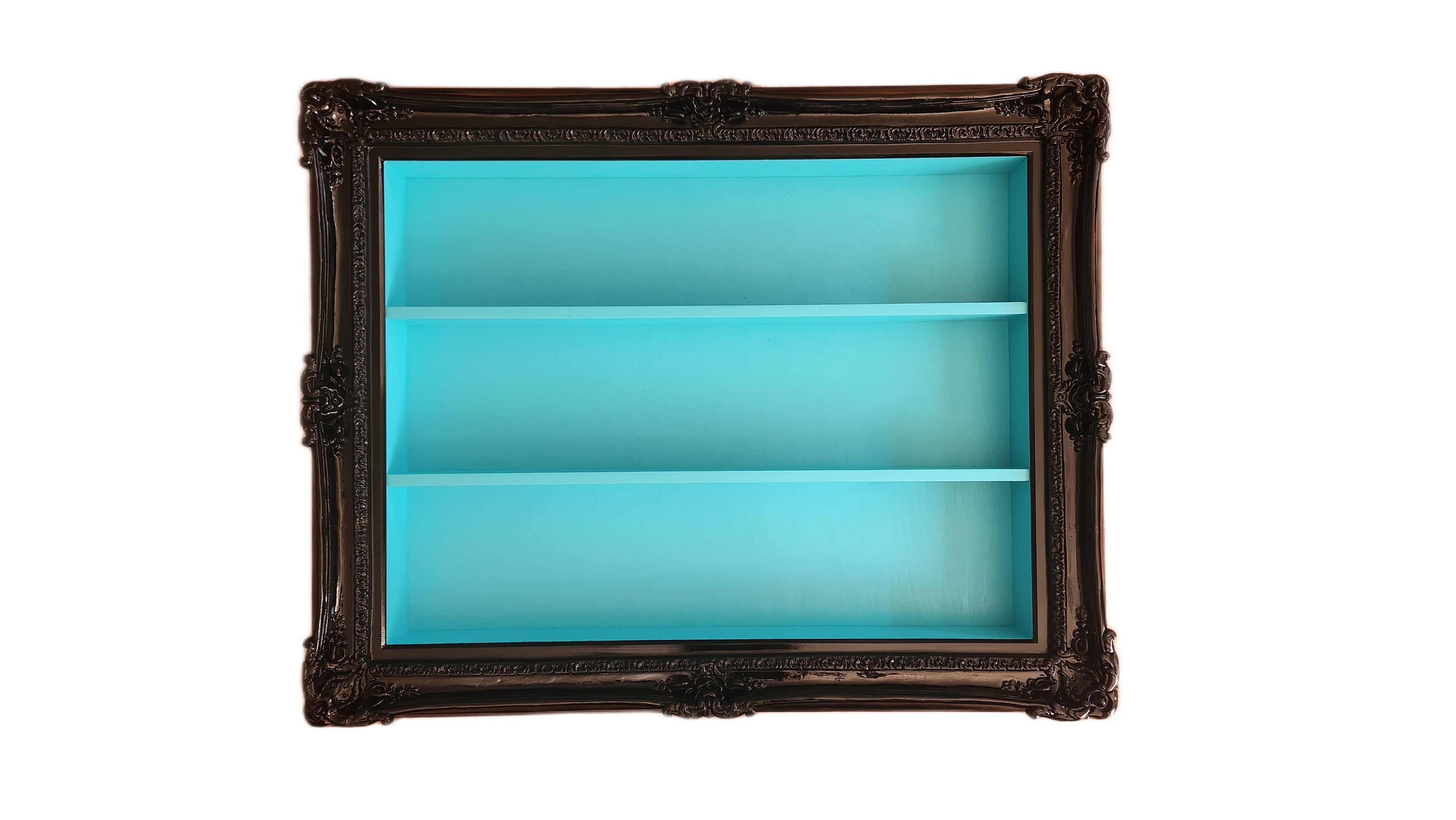 Display Frame with Shelves