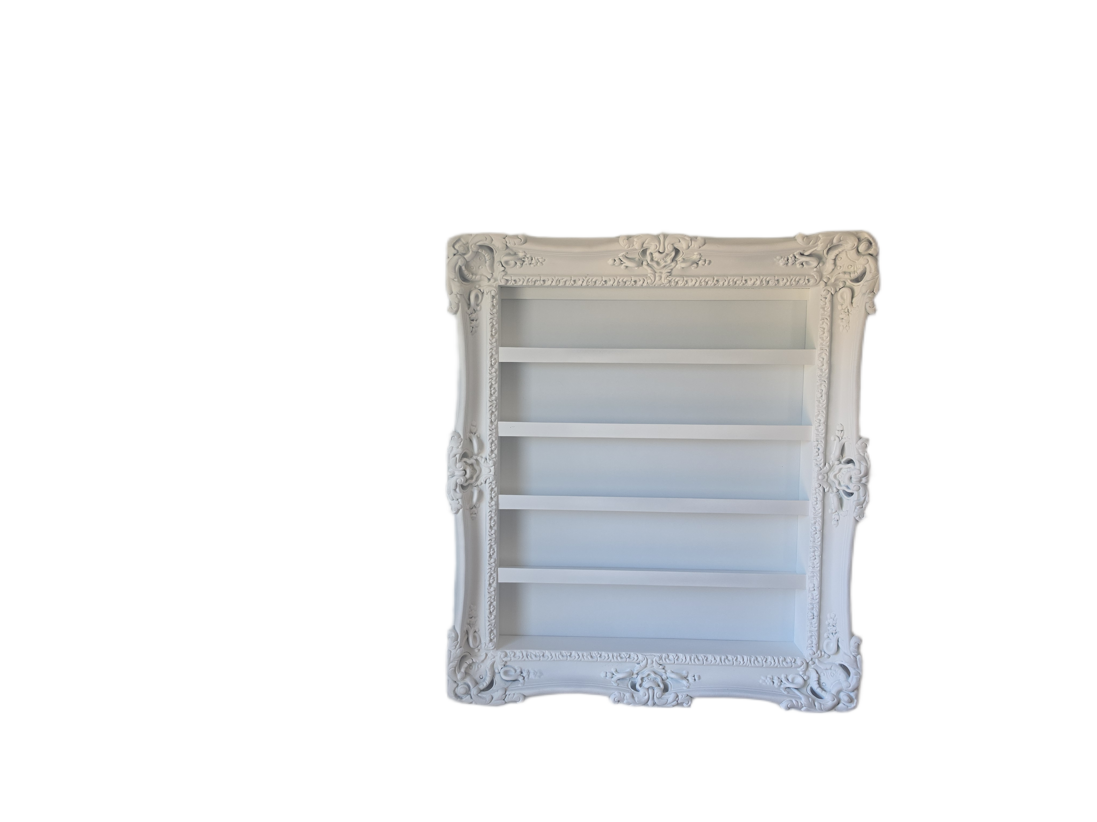 20x24 Ornate Wall Nail Polish, Spice Rack, Essential Oil Rack Shelf, Baroque Style