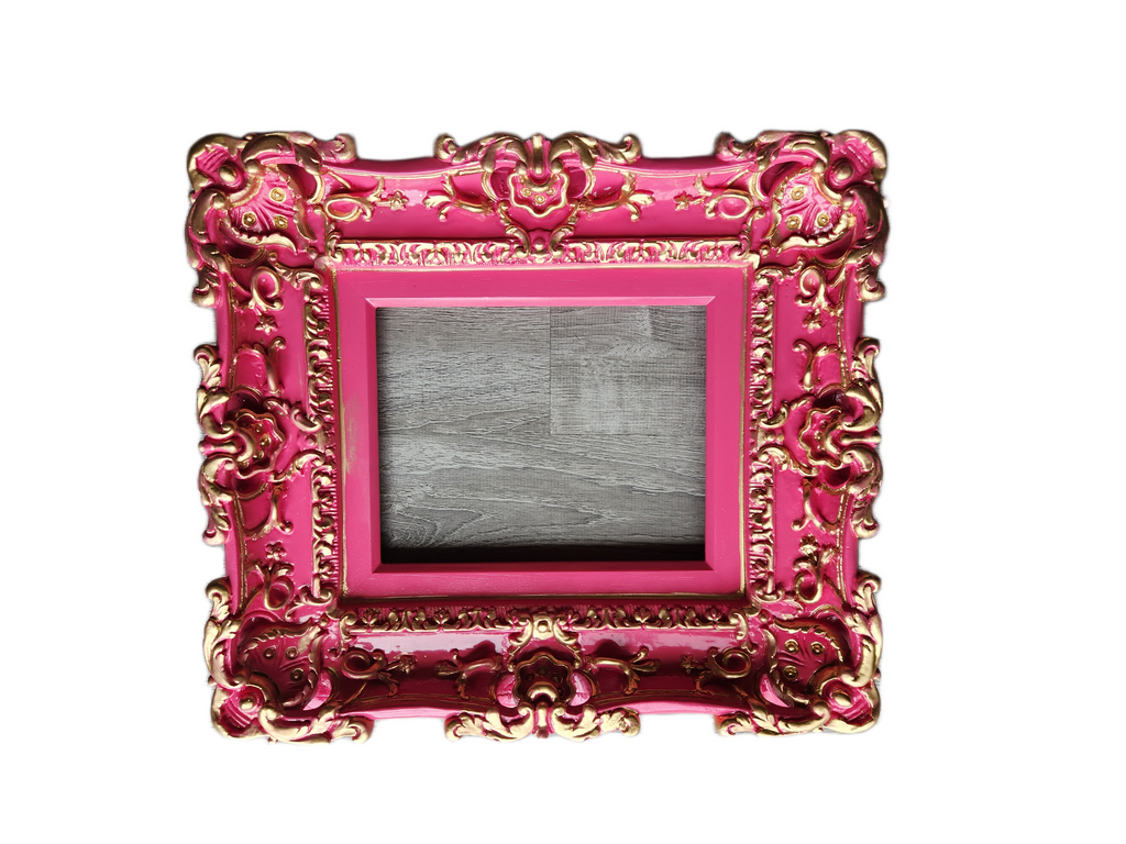 8x10 Berry Pink Photo Frame, Fancy Picture Frame, Art Frame, Ornate Frame