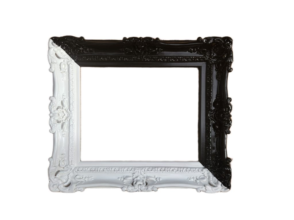 20x24 Bicolor Picture Frame, Elegant Frames, Original Playful Frame