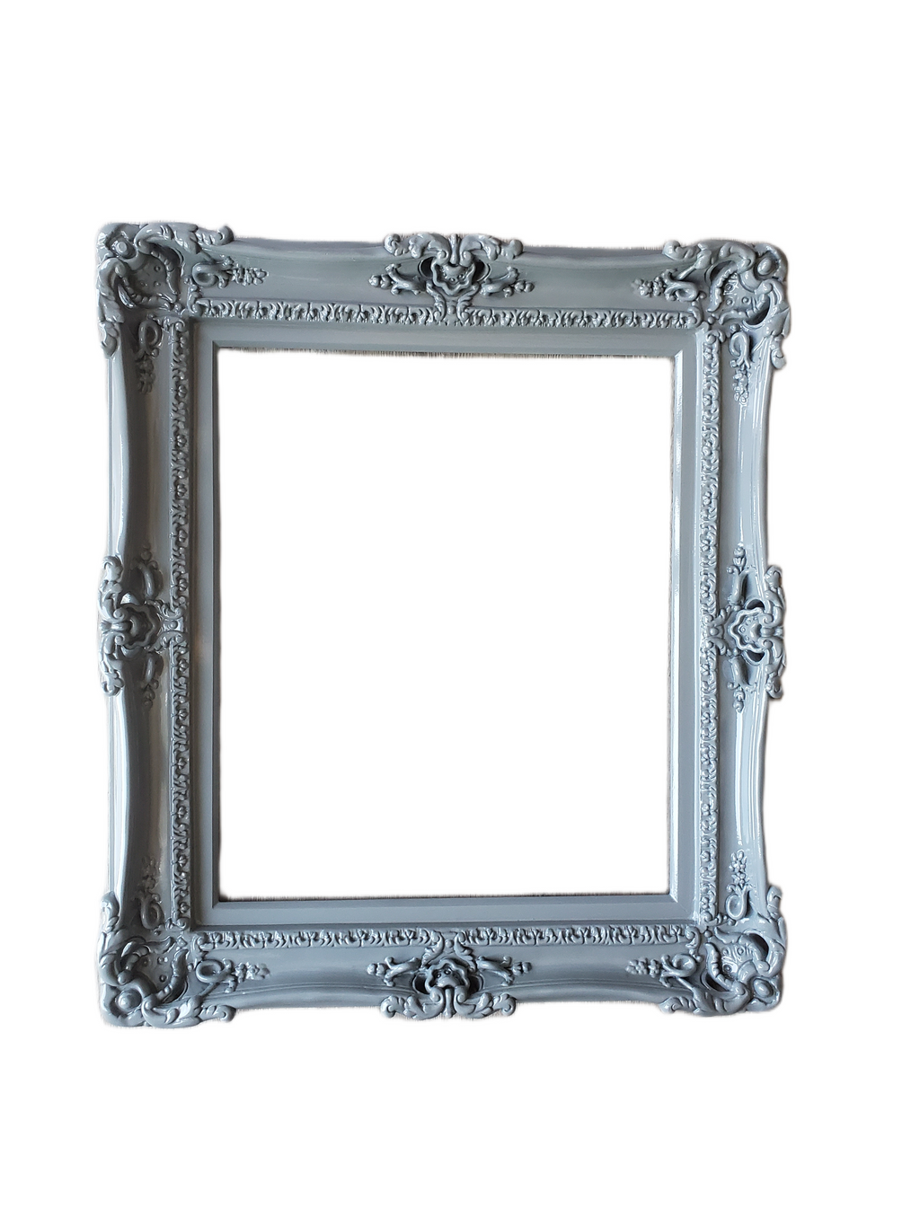 20x24 Ornate Gray Frame, Classic Photo Frame, Fancy Colonial Style