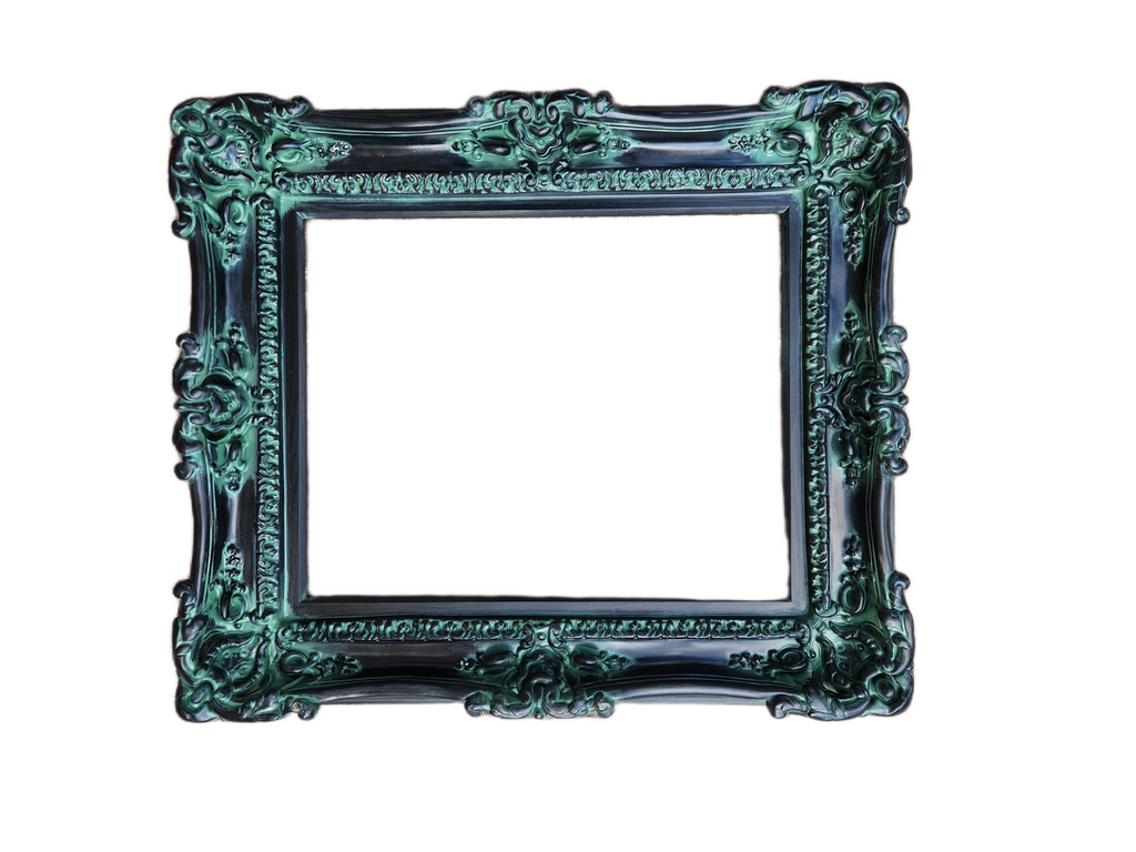 11x14 Gothic Vintage Black Frame, Poster Frame Tool, Original Art