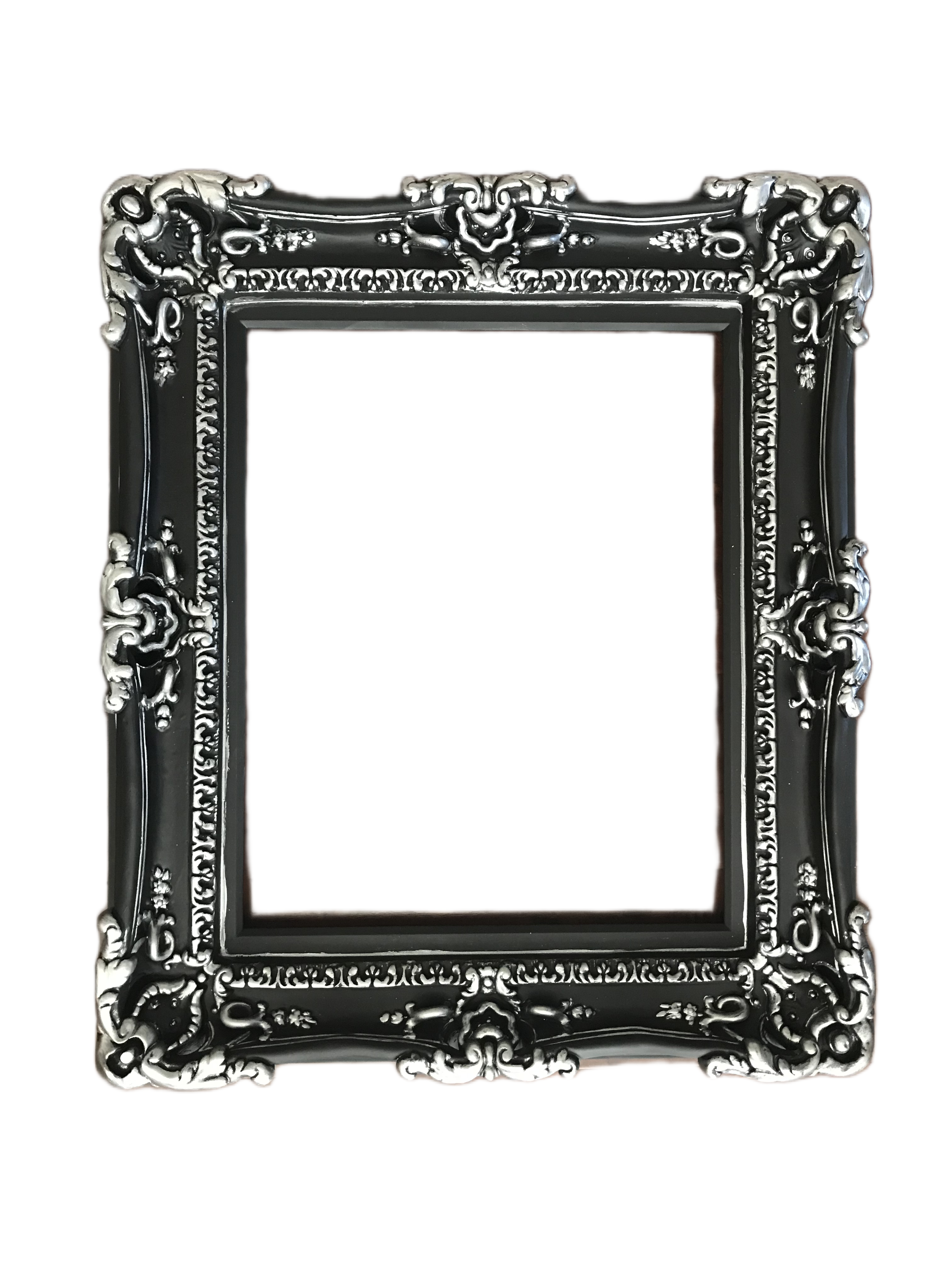 16x20 Black Picture Frame, Baroque Ornate Wall Wedding Frame, Painting, Artwork
