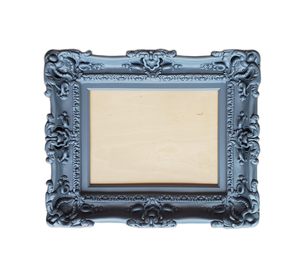 11x14 Charcoal Blue Picture Frame, Traditional Frame, Classic Art Frame
