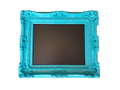 16x20 Ornate Turquoise Photo Frame, Baroque Art Classic Frame