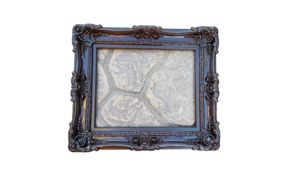 16x20 Brown Picture Frame, Baroque Decorative French Ornate Wedding Frame, Gothic