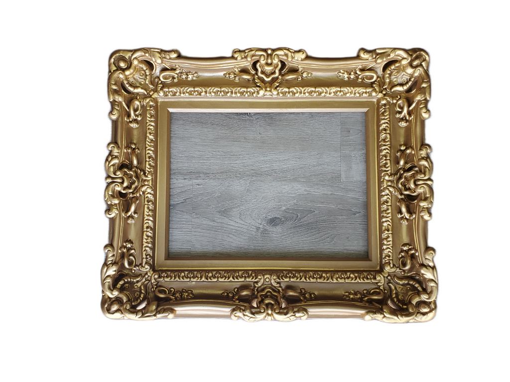 12x16 Brown Picture Frame, French Style Frame, Decorative Baroque Medium Photo Frame