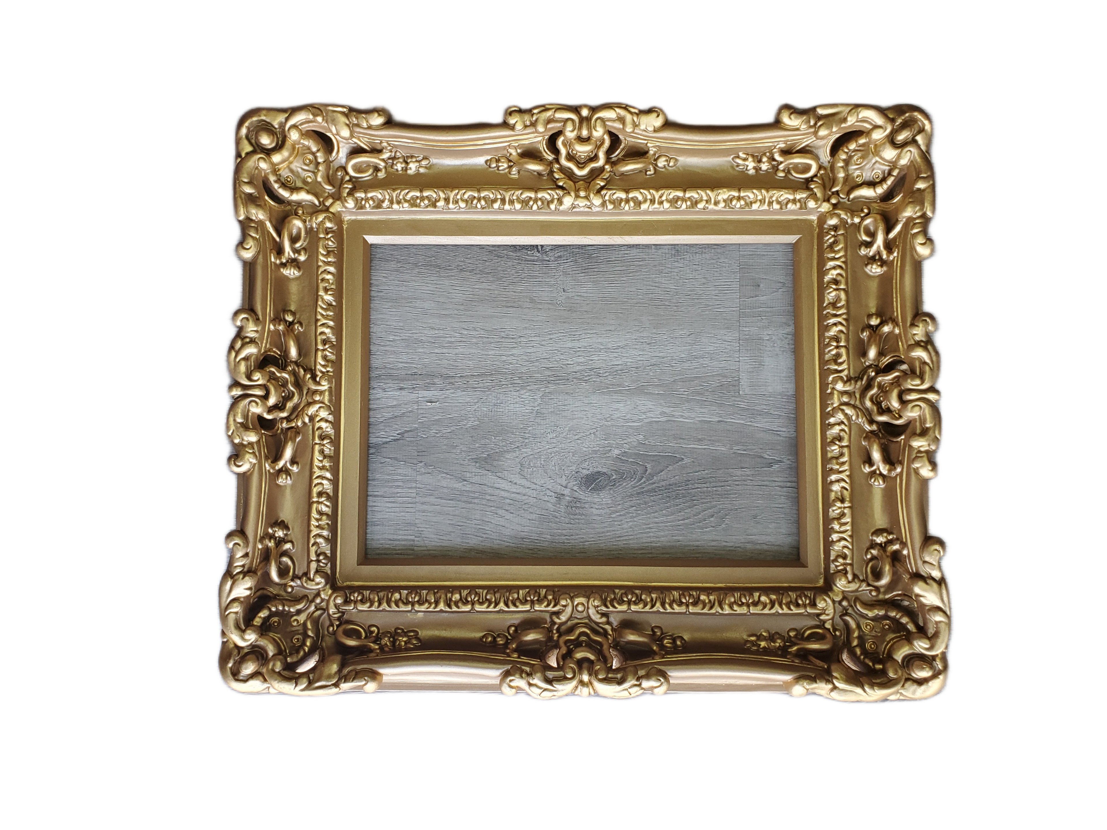 12x16 Brown Picture Frame, French Style Frame, Decorative Baroque Medium Photo Frame