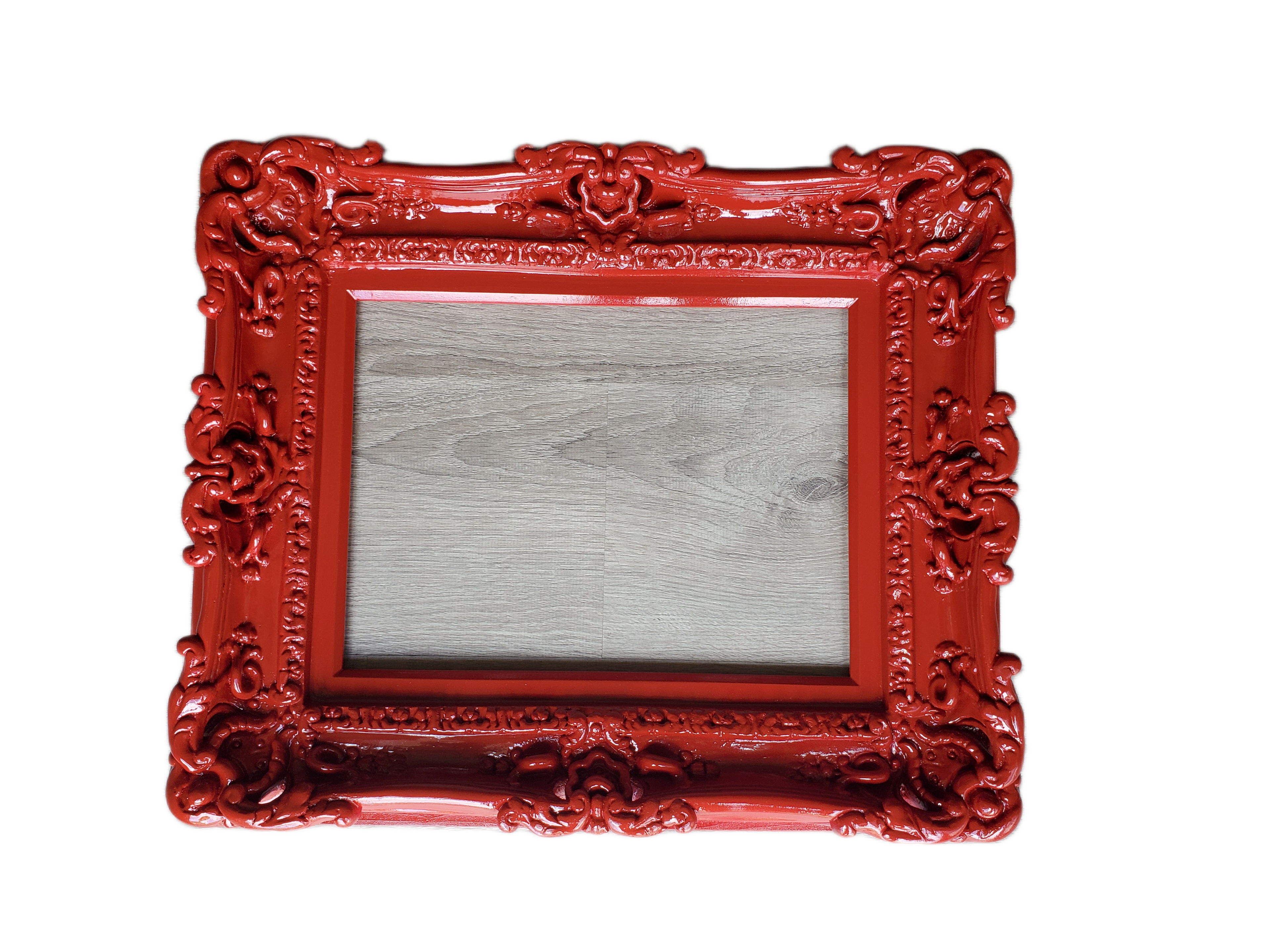 12x16 Dark Red Ornate Picture Frame, Artwork, French Classic Frame, Modern Frame
