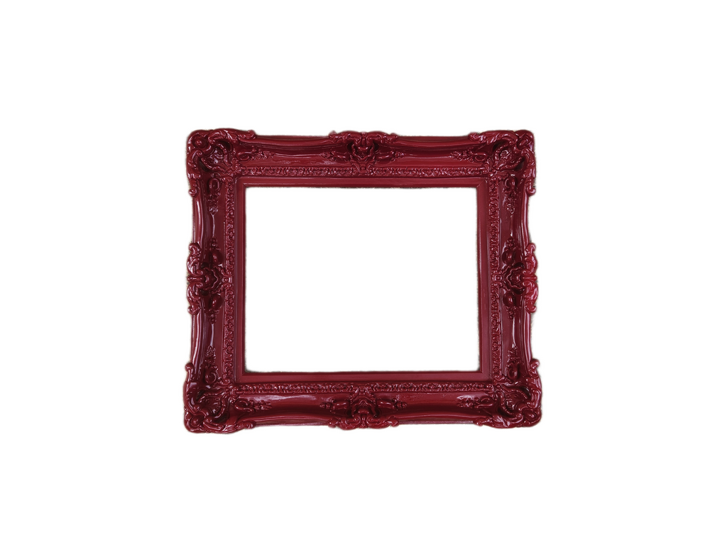 16x20 Burgundy Picture Elegant Frame, Baroque Ornate Art Fancy Frame, Traditional Frame