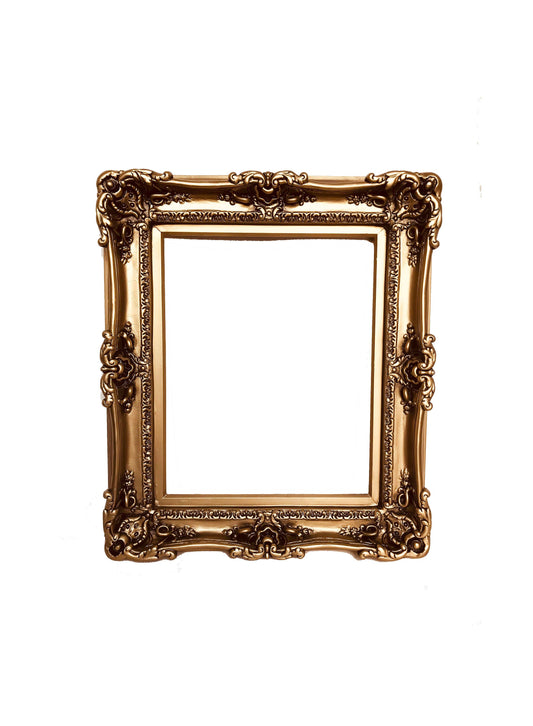 16x20 Vintage Bronze Picture Frame, French Photo Frame, Mid Century Frames