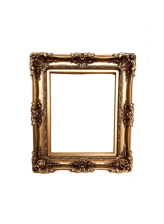 20x24 Vintage Bronze Picture Frame, French Ornate Mid Century Frame