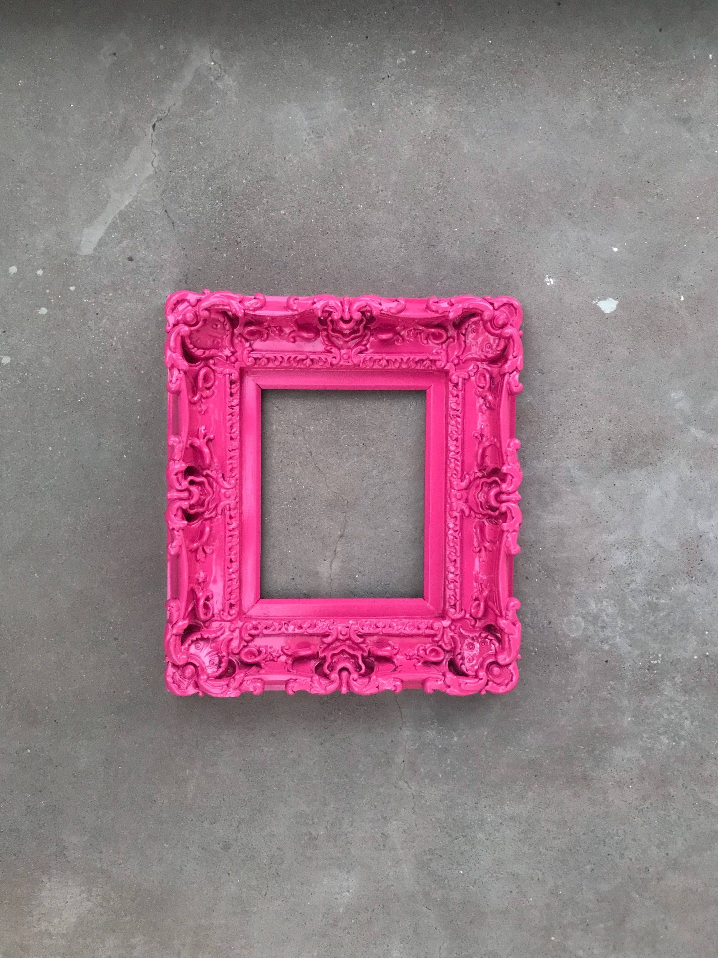 8x10 Berry Pink Frame, Baroque Baby Frame, Picture Frame, Art Frames, Wall Frame