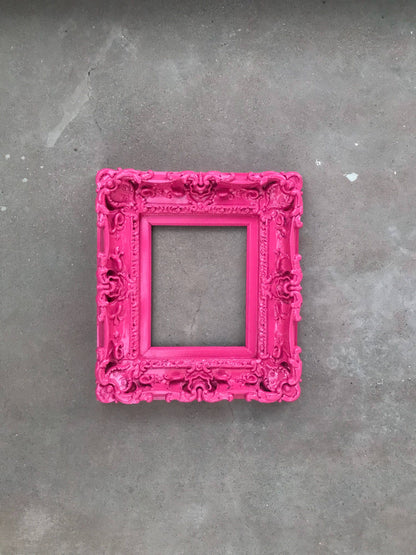 8x10 Berry Pink Frame, Baroque Baby Frame, Picture Frame, Art Frames, Wall Frame