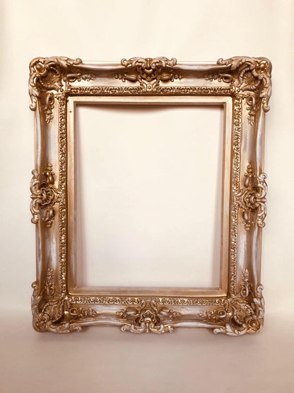 16x20 Distressed Shabby Chic Frame, Frame for Painting, Ornate Vintage Picture Frame