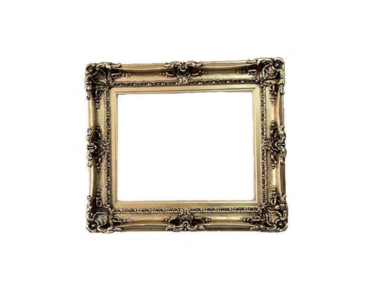 12x16 Vintage Gold Picture Frame, Decorative Baroque Ornate Photo Frame, Victorian Frame