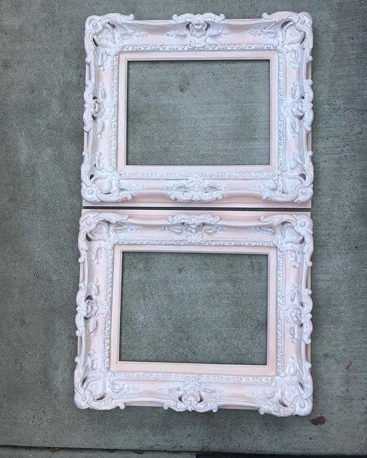 20x24 Shabby Chic Distressed Picture Frame, Baroque Ornate Fancy Style Frame