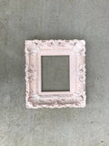 8x10 Shabby Picture Frame, Ornate Baroque Photo Frame, Vintage Distressed Peach Frame