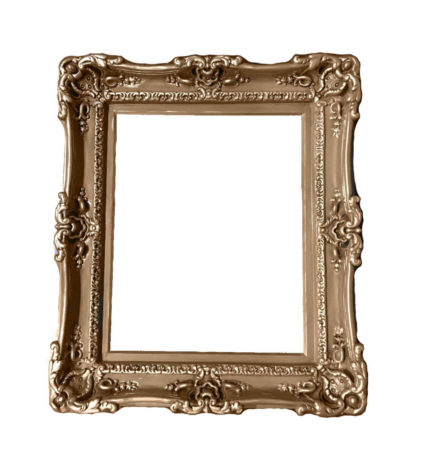 20x24 Brown vintage antique baroque frame, fancy elegant frame, artwork