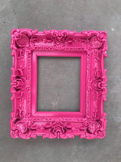 8x10 Berry Pink Frame, Baroque Baby Frame, Picture Frame, Art Frames, Wall Frame