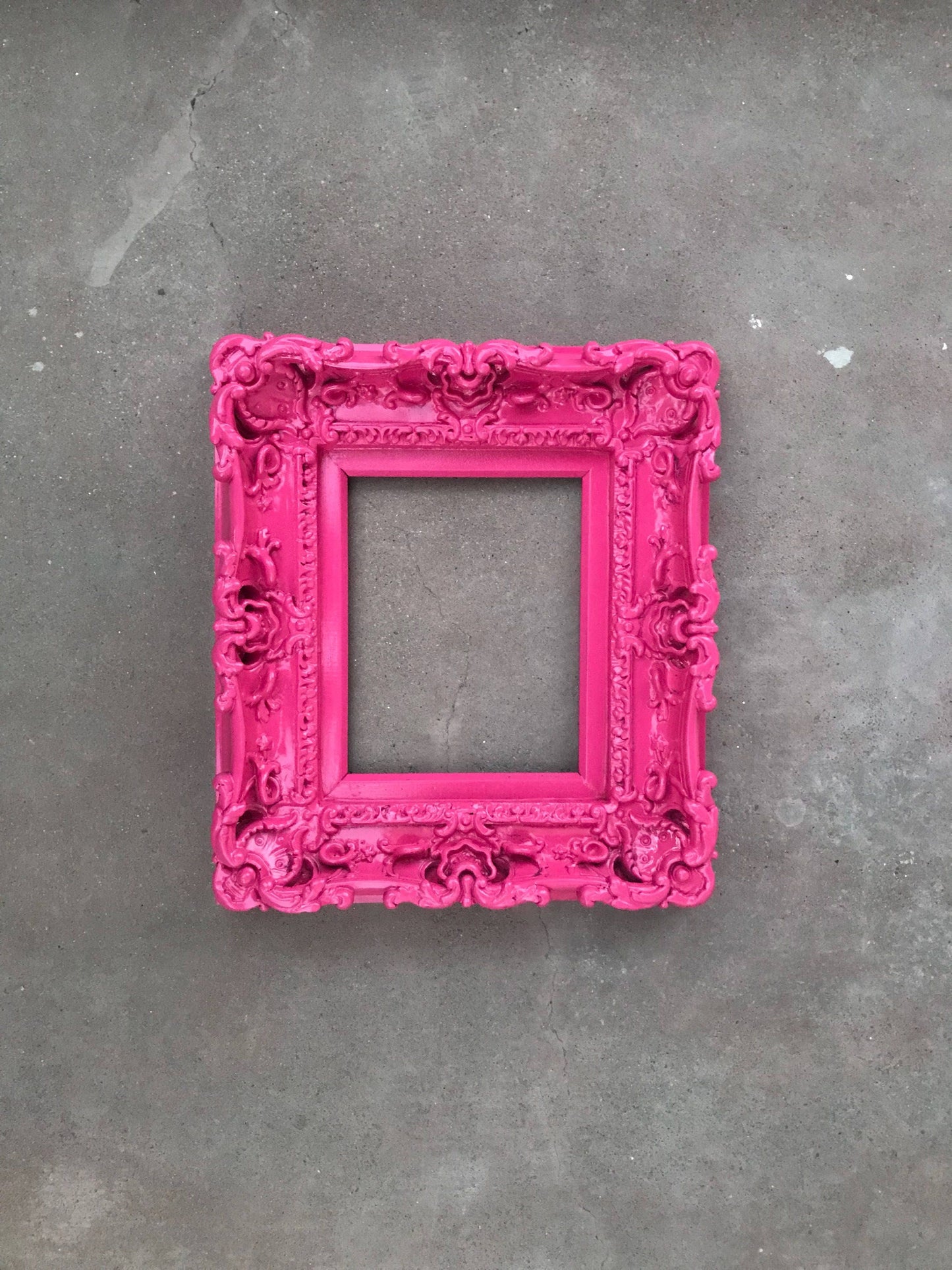 8x10 Berry Pink Frame, Baroque Baby Frame, Picture Frame, Art Frames, Wall Frame