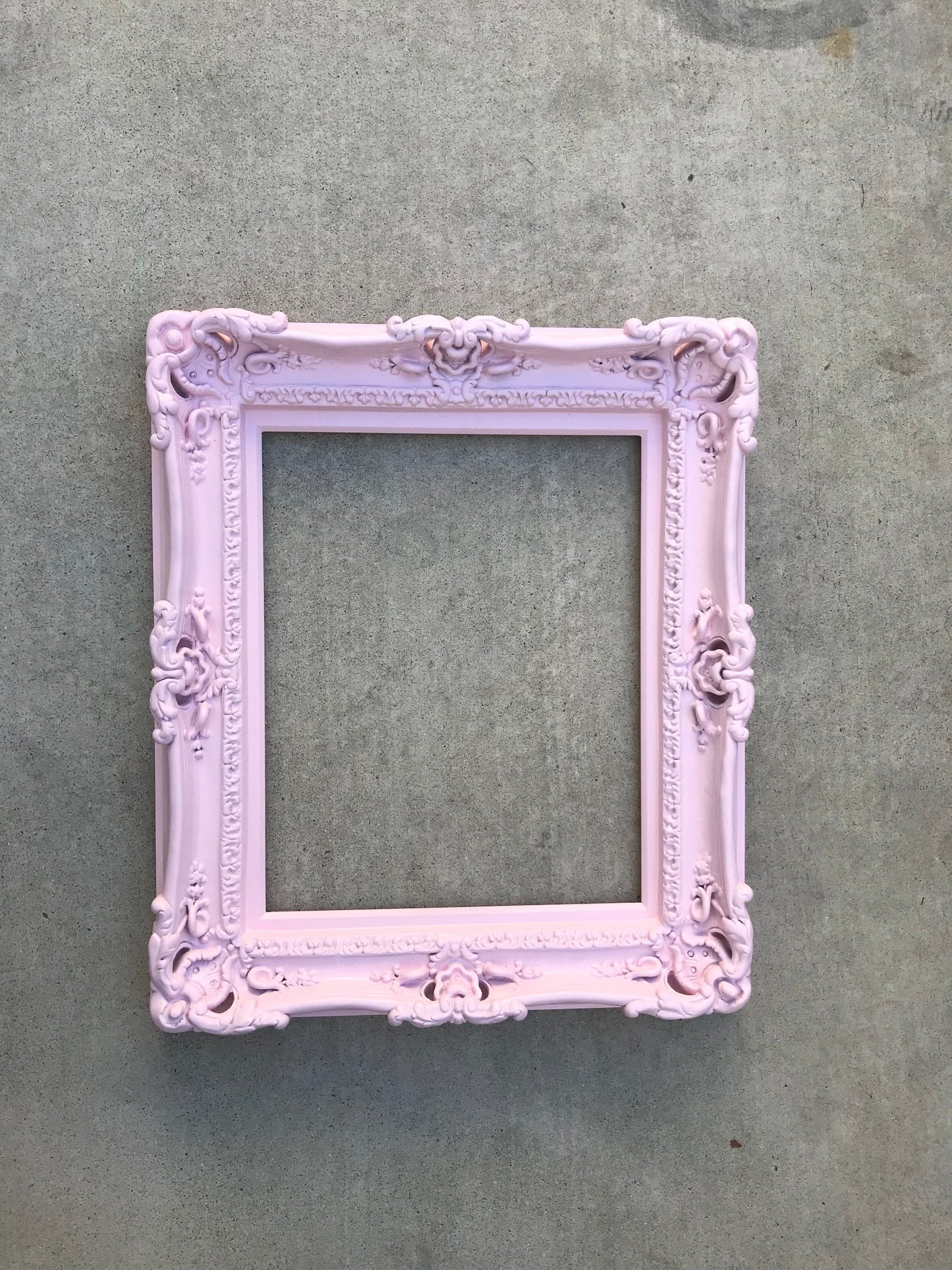 16x20 Baby Pink Picture Frame, Baroque Mirror, Photo Frame, Fancy Frame, Modern Frame