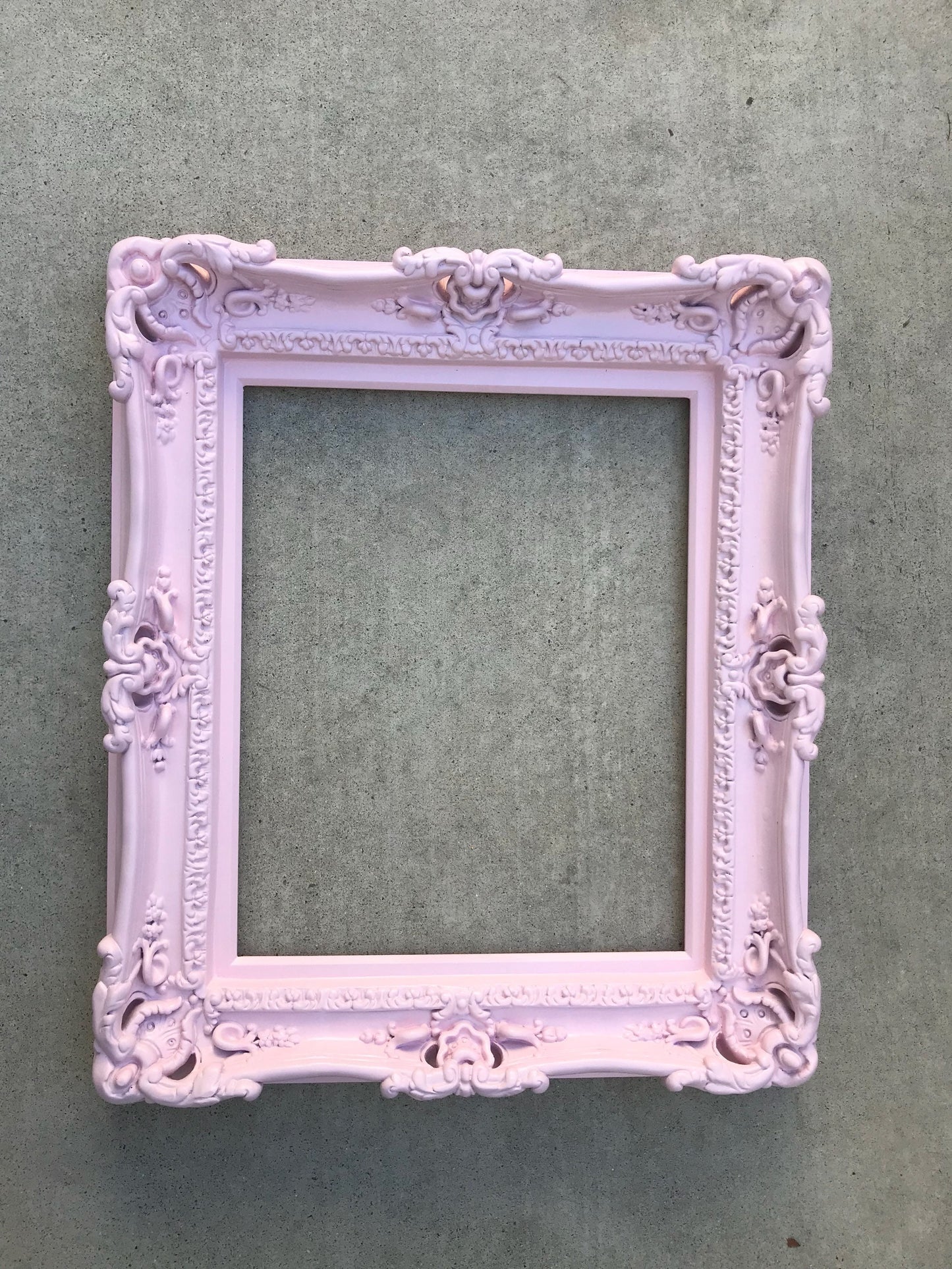 16x20 Baby Pink Picture Frame, Baroque Mirror, Photo Frame, Fancy Frame, Modern Frame