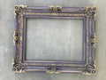 20x24 Purple Frame, Colorful Ornate Baroque Distressed Frame, Shabby Frame