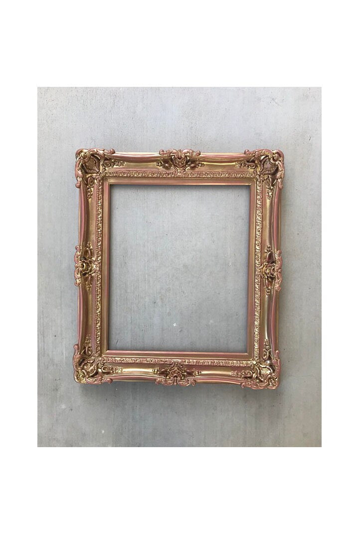 16x20 Rose Gold Picture Frame, Victorian Style, Mid Century Frame