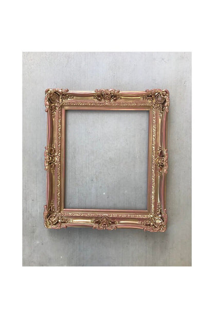 16x20 Rose Gold Picture Frame, Victorian Style, Mid Century Frame