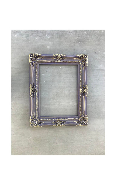 16x20 Purple Vintage Frame, French Ornate Photo Frame, Old Style