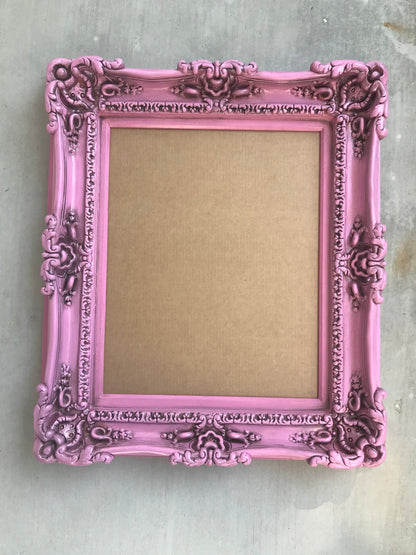 20x24 Vintage Pink Picture Frame, Distressed Frame, Baby Fancy Frame