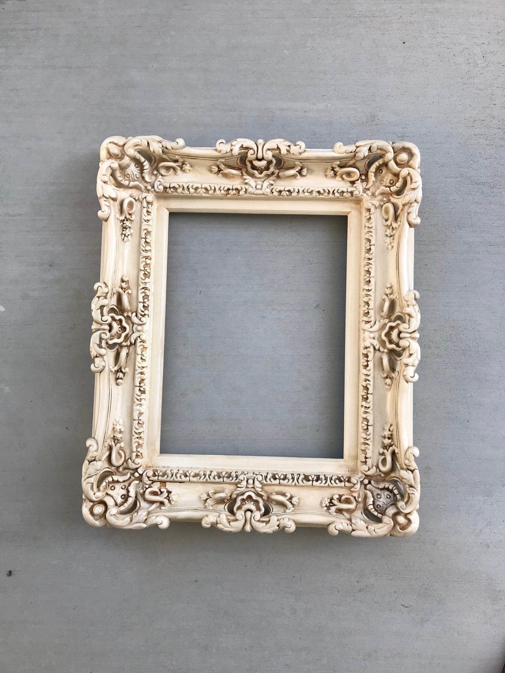 11x14 Vintage Shabby Chic Photo Frame, Antique Picture Frame Style