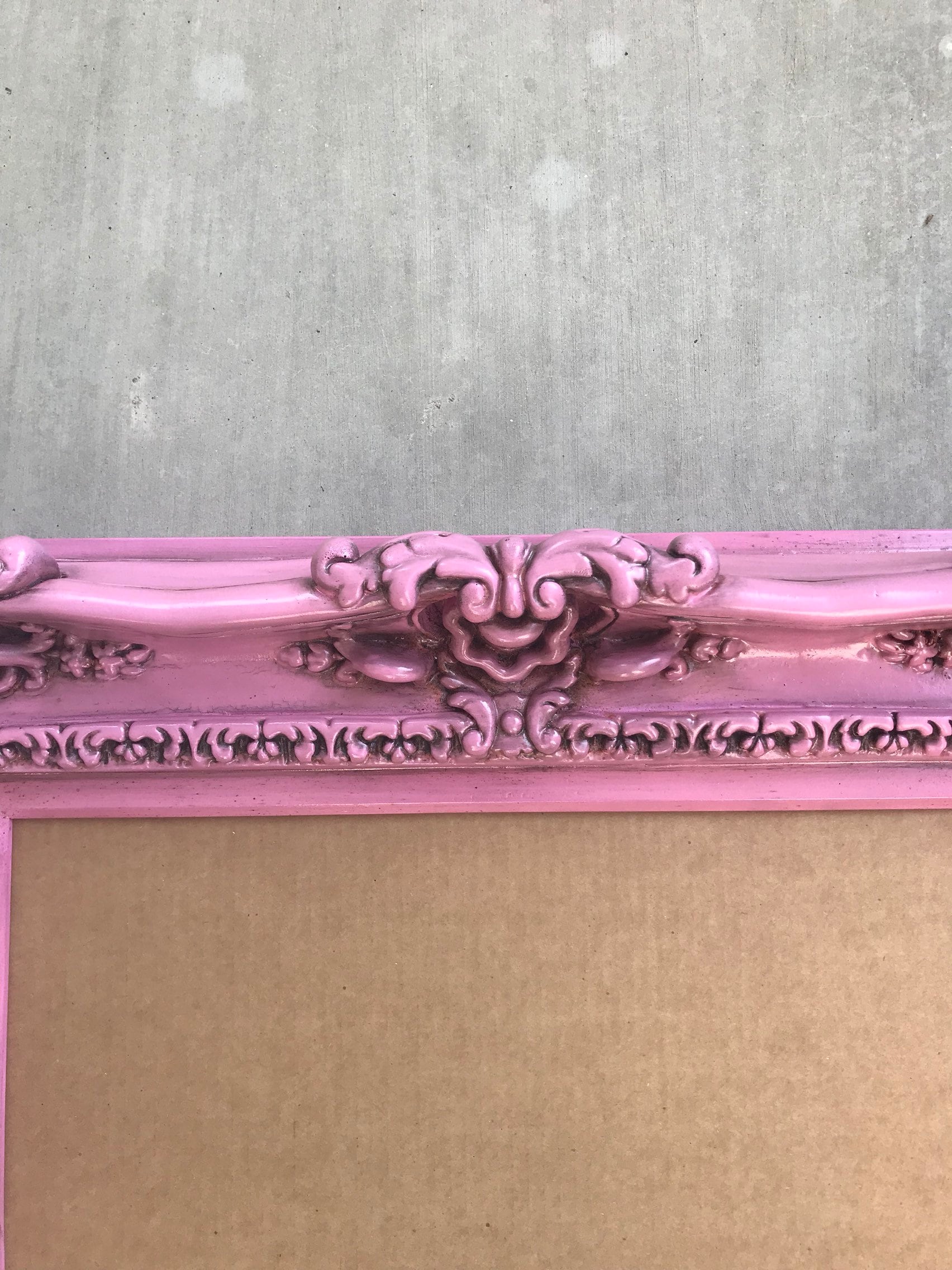 16x20 Vintage Bubble Gum Pink Large Picture Frame, Picture Frame