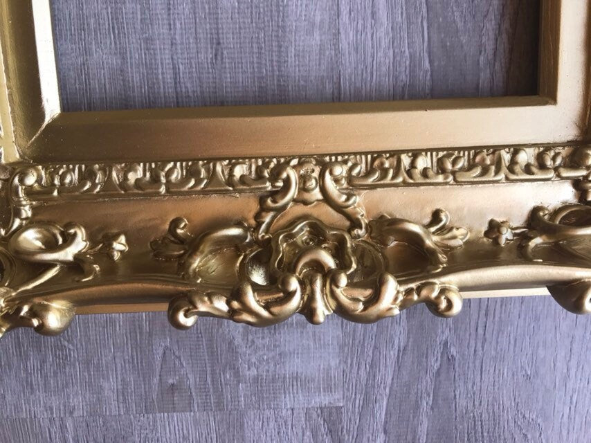 8x10 Gold Frame Baroque Style Fancy Victorian Picture Frame Art Wall frame