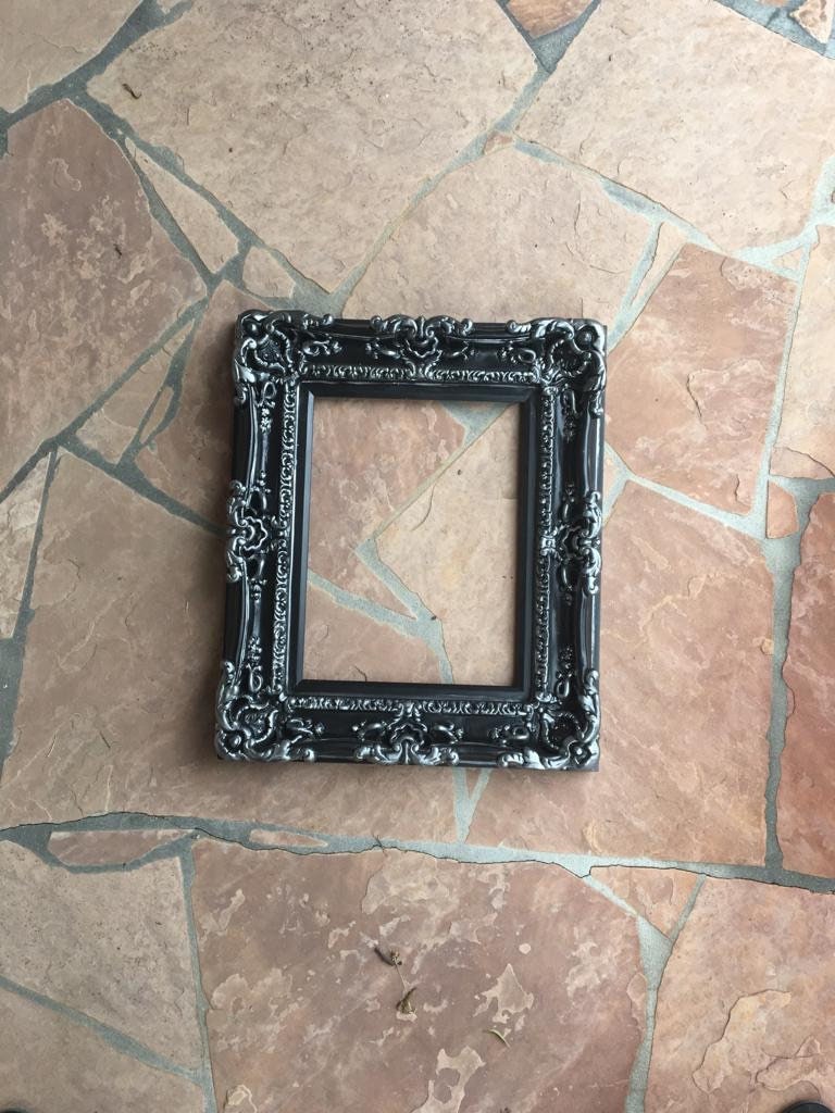 12x16 Black Photo Frame, Canvas, Art Painting, Baroque Style Picture Frames, Wedding Gift