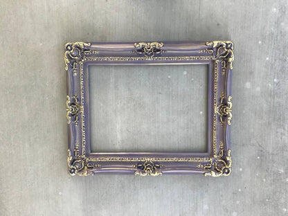 16x20 Purple Vintage Frame, French Ornate Photo Frame, Old Style