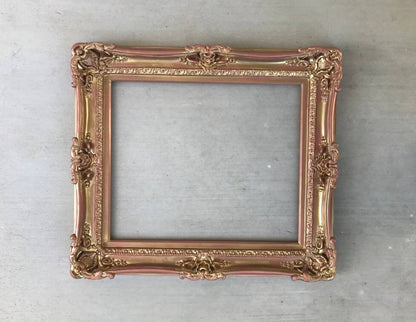 16x20 Rose Gold Picture Frame, Victorian Style, Mid Century Frame