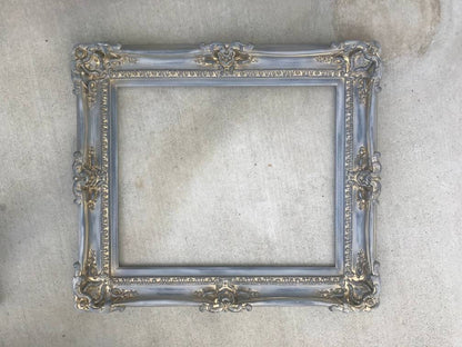 20x24 Antique Gray Picture Frame, Fancy Original Frames