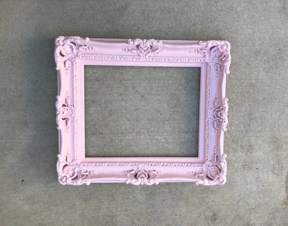 16x20 Baby Pink Picture Frame, Baroque Mirror, Photo Frame, Fancy Frame, Modern Frame