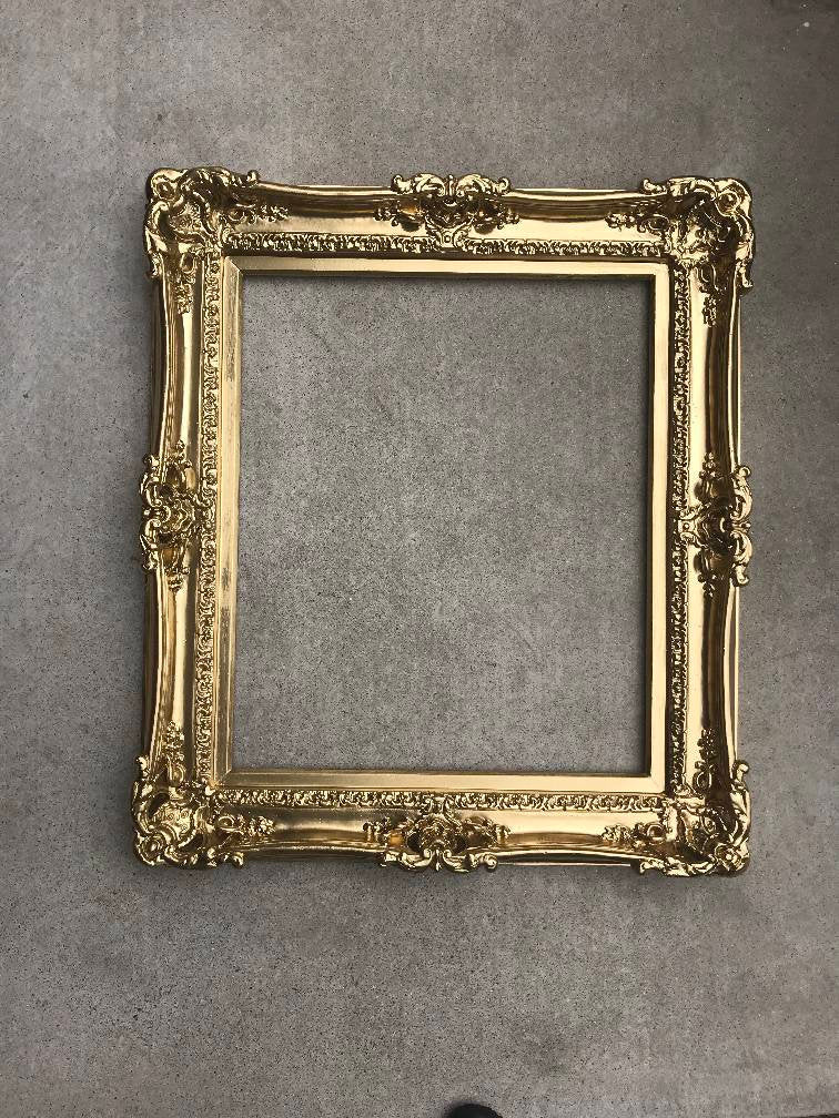 20x24 Gold Frame, Large Ornate Baroque Picture Frame, Classic Victorian