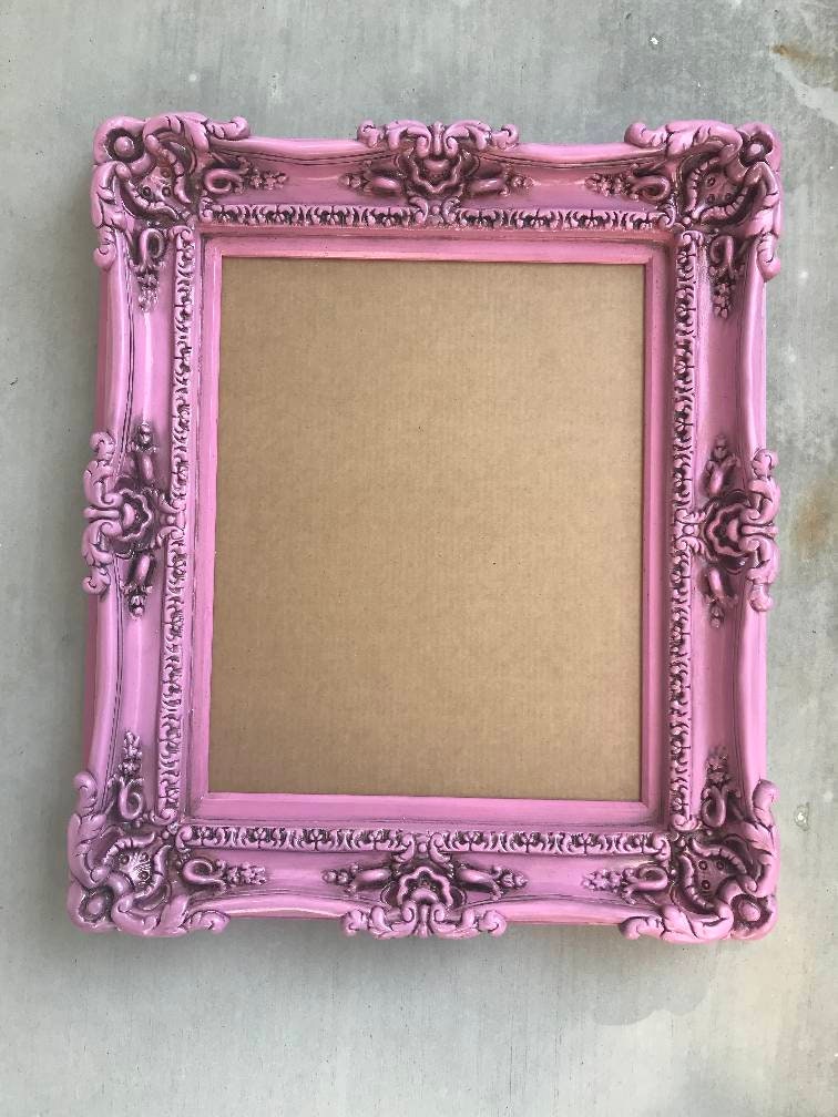 11x14 Vintage Pink Picture Frame, Artistic Poster Frame