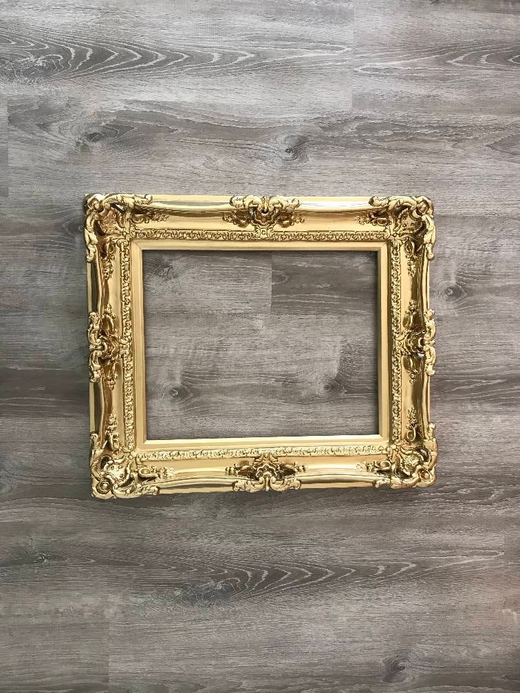 12x16 Victorian Gold Picture Frame, French Style, Decorative Ornate Medium Photo Frame