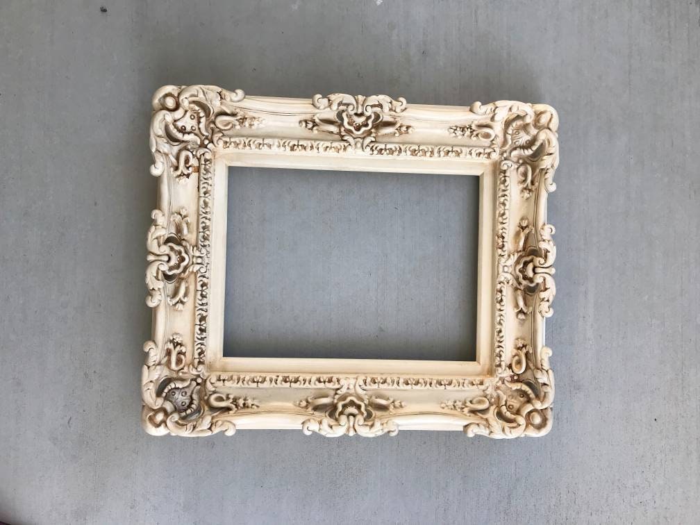 11x14 Vintage Shabby Chic Photo Frame, Antique Picture Frame Style
