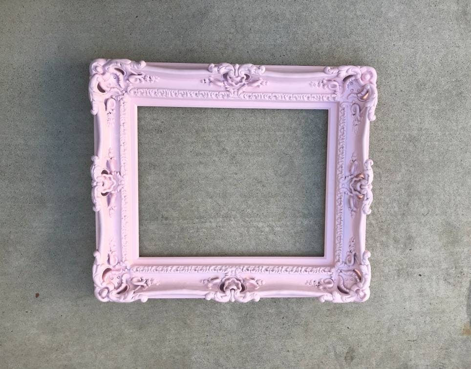 20x24 Baby Pink Frame, Children's Décor Fancy Frame, Original French Frame