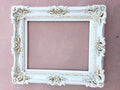 16x20 White Frame, Shabby Chic French Photo Frame, Vintage style