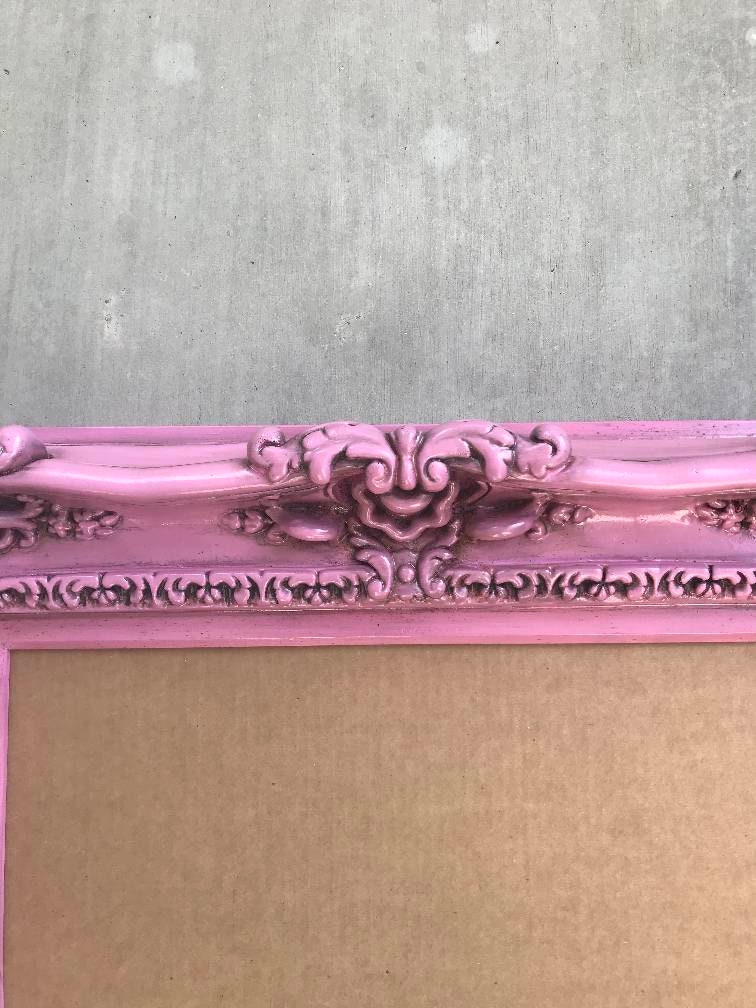11x14 Vintage Pink Picture Frame, Artistic Poster Frame