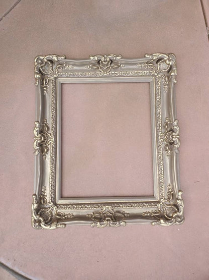 16x20 Brown Photo Frame, Art Shabby Chic Frame, Baroque Frame, Fancy Picture Frame