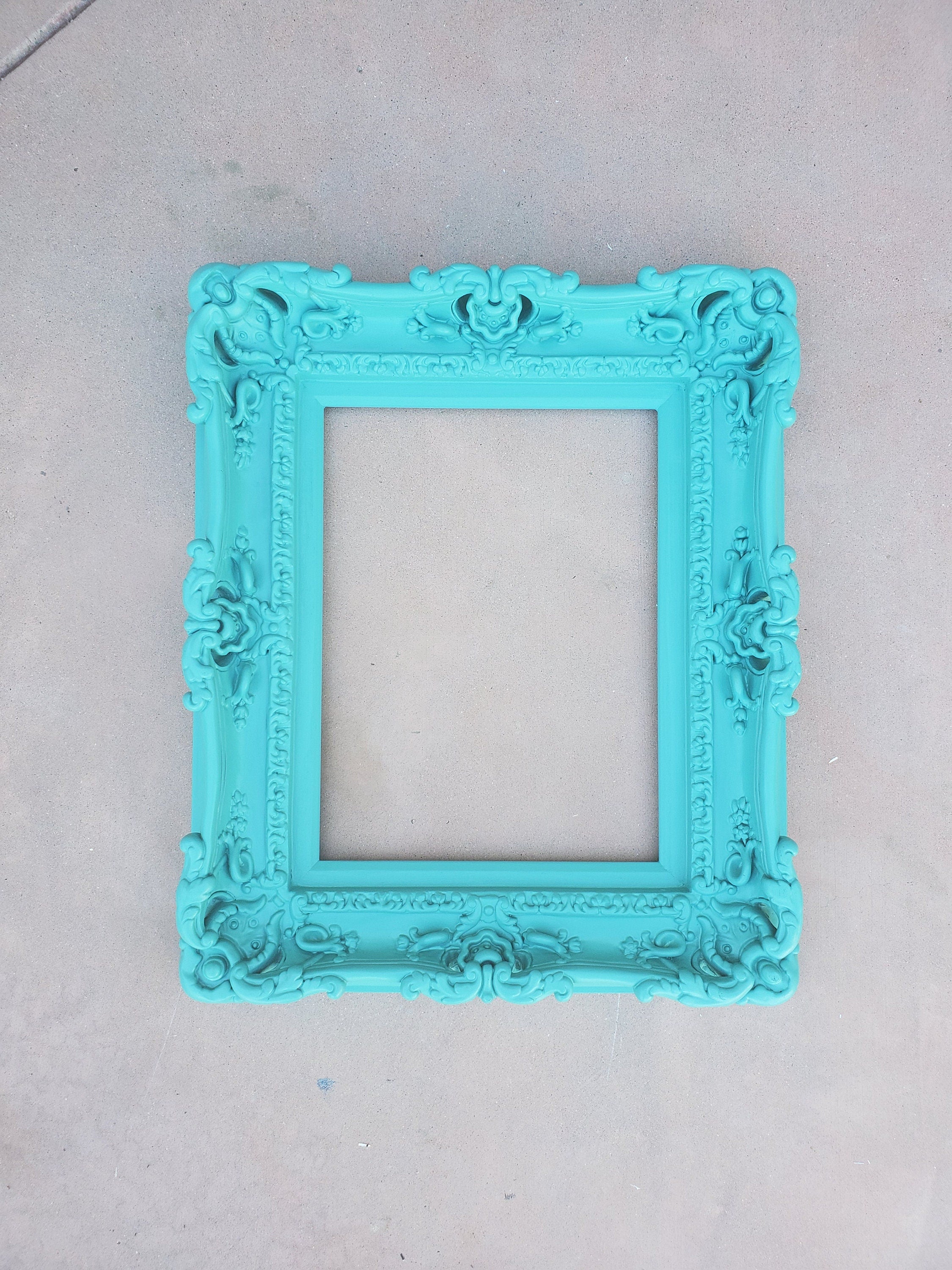 12x16 Baby photo frame, decorative baroque fancy picture frame, ornate photography frame